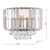 Laura Ashley Lighting Vienna Antique Brass and Crystal Wall Light - Clearance 