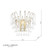 Laura Ashley Lighting Willow Satin Champagne with Crystal Wall Light - Clearance 
