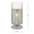 Dar Lighting Deena Crackle Glass and Polished Chrome Touch Table Lamp - Clearance 