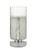 Dar Lighting Deena Crackle Glass and Polished Chrome Touch Table Lamp - Clearance 