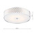 Civic 5 Light Polished Chrome Large Flush Ceiling Light