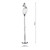 Dar Lighting Luther 3 Light Polished Chrome Crystal Floor Lamp - Clearance 