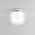 Arezzo Polished Chrome with Clear and Opal Glass IP44 Bathroom Ceiling Light
