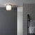 Arezzo Polished Chrome with Clear and Opal Glass IP44 Bathroom Ceiling Light