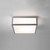 Mashiko Polished Chrome Square 20cm IP44 Bathroom Ceiling Light