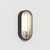 Montreal Black Oval IP44 Exterior Wall Light