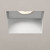 Trimless Matt White/Black Square IP65 Recessed Bathroom Ceiling Light 