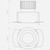 Trimless White Round Adjustable LED Recessed Ceiling Light