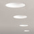 Trimless White Round Adjustable LED Recessed Ceiling Light
