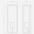 Messina Black 13cm IP44 Outdoor Wall Light