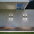 Oslo White 16cm LED IP65 Outdoor Wall Light