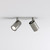 Ascoli 2 Light Twin Matt Nickel Adjustable Recessed Ceiling Spotlight