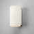 Cyl 2 Light White Glass 26cm Wall Light