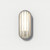 Montreal Brushed Stainless Oval IP44 Exterior Wall Light