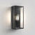 Messina Black 16cm IP44 Outdoor Wall Light