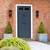 Messina Black 16cm IP44 Outdoor Wall Light