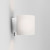 Tokyo White Glass Switched Wall Light