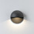 Tivola Black 2700K LED IP65 Recessed Wall Light