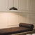 Ginestra Matt Black 40cm Pendant Light