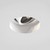 Trimless Slimline Matt White Round Adjustable Fire-Rated Recessed Ceiling Light