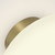 Zeppo Matt Brushed Brass with White Glass IP44 Bathroom Wall Light