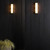 Salerno 2 Light Natural Brass IP44 Outdoor Wall Light 