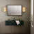 Salerno 2 Light Natural Brass IP44 Outdoor Wall Light 