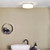 Sabina Polished Chrome with White Diffuser 28cm IP44 Bathroom Ceiling Light