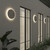 Eclipse Grey Concrete 30cm LED IP44 Coastal Wall Light