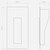Borgo Trimless Matt White 3.5cm 2700K LED Recessed Wall Light