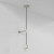 Pendant Kit 3 Knurled Matt Nickel Lighting Suspension
