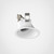 Minima Slimline Matt White Round Tilted Fire-Rated IP65 Recessed Bathroom Ceiling Light