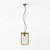 Homefield Natural Brass 18cm IP23 Outdoor Pendant Light