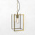 Homefield Natural Brass 18cm IP23 Outdoor Pendant Light