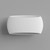 Aria White Plaster Wall Light