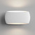 Aria White Plaster Wall Light