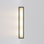 Salerno 3 Light Black 52cm IP44 Outdoor Wall Light