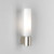 Bari Matt Nickel with White Opal IP44 Bathroom Wall Light