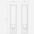 Harvard Black 35cm IP44 Wall Light