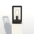 Homefield Black 16cm IP44 Pedestal Light