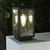 Homefield Black 16cm IP44 Pedestal Light
