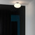 Zeppo Polished Chrome with White Glass IP44 Bathroom Ceiling Light