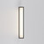 Salerno Black 52cm IP44 LED Outdoor Wall Light