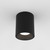 Kos Black Round 14cm 3000K LED IP65 Outdoor Surface Downlight