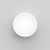 Kea White 25cm LED IP65 Outdoor Wall or Ceiling Light