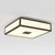 Mashiko Classic 2 Light Bronze Square 30cm IP44 Bathroom Ceiling Light