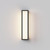 Salerno Black IP44 LED Outdoor Wall Light