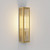Harvard PVD Brushed Brass 35cm IP44 Wall Light