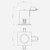 Taro Matt White Square Fire-Rated Recessed Ceiling Light