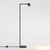 Ascoli Matt Black 20cm Adjustable Spot Floor Lamp